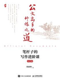 公文高手的修炼之道 笔杆子的写作进阶课