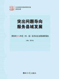 突出问题导向 服务县域发展--贵阳市2016年区（市、县）经济社会发展调研报告
