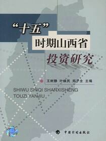 “十五”时期山西省投资研究