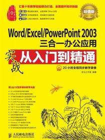 Word/Excel/PowerPoint 2003三合一办公应用实战从入门到精通：超值版