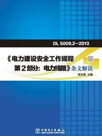 DL 5009.2—2013《电力建设安全工作规程第2部分：电力线路》条文解读