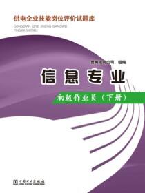 信息专业·初级作业员（下册）